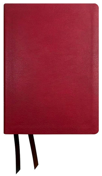 NASB 2020 Wide Margin Reference Bible-Maroon Leathertex by The Lockman Founda