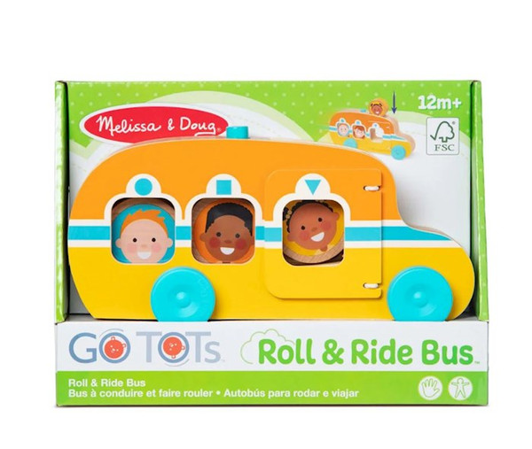 Go Tots Roll & Ride Bus (Ages 12 Months+) by Melissa And Doug
