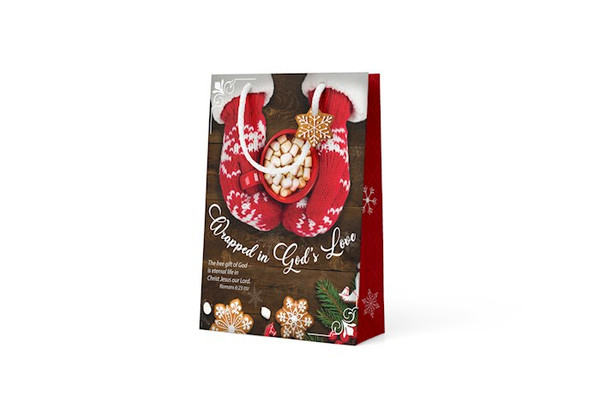 Gift Bag-Wrapped In God's Love by Christmas