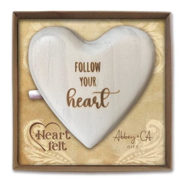 Message Heart-Follow Your Heart (3.5" x 3.75") by CA Gift