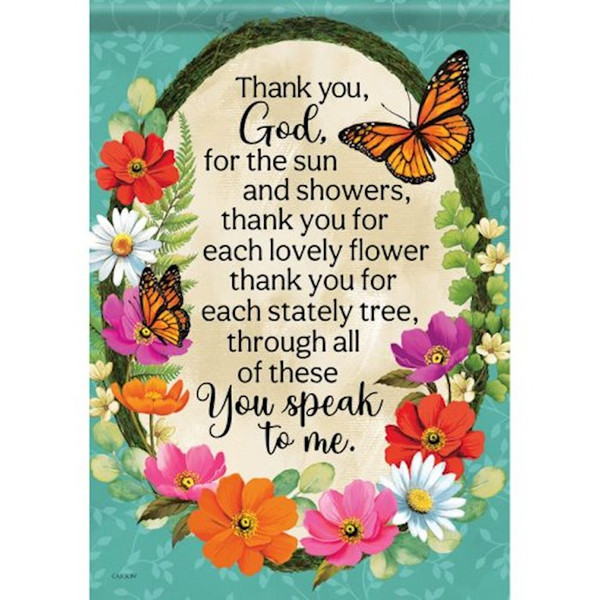 Flag-Garden-Dura Soft-Garden Prayer (12.5" x 18") by Carson Home Accent
