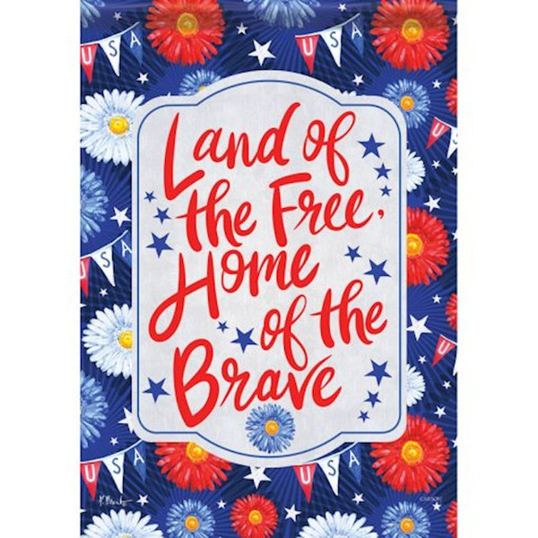 Flag-Garden-Dura Soft-USA Daisy (12.5" x 18") by Patriotic