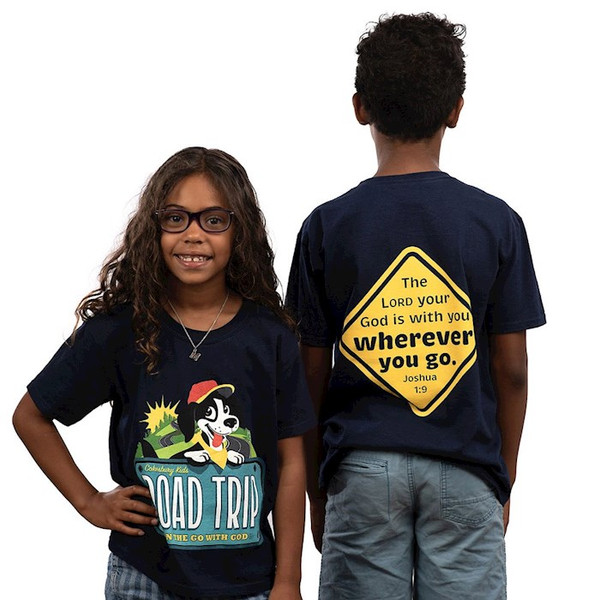 VBS-Road Trip: Child T-Shirt Size Large (Size 14-16) (2025) by Cokesbury