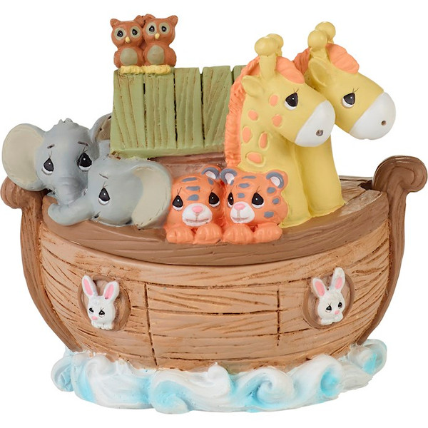 Keepsake Box-Let Your Dreams Set Sail/Noahs Ark (2.5") by Precious Moments