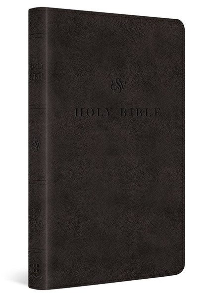 ESV Large Print Premium Church Bible (RL)-Black TruTone by English Standard V