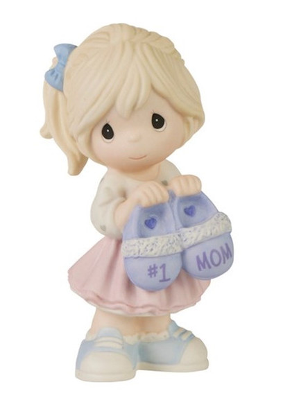 Figurine-#1 Mom-GIRL/BLONDE (4.75") by Precious Moments