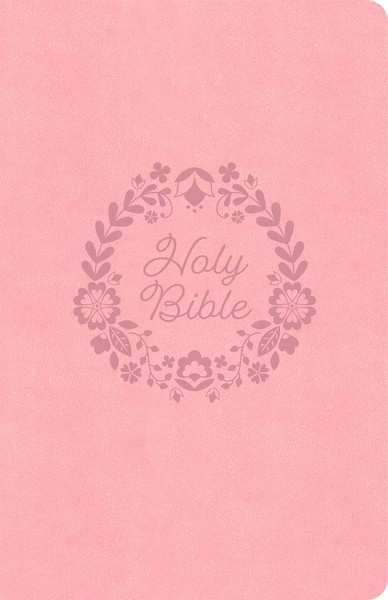 KJV Thinline Bible (Value Edition)-Soft Pink LeatherTouch by Holman Bible