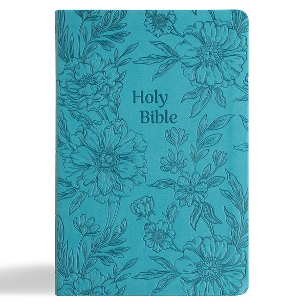 NASB 2020 Large Print Thinline Bible (Value Edition)-Teal LeatherTouch by Holman Bible