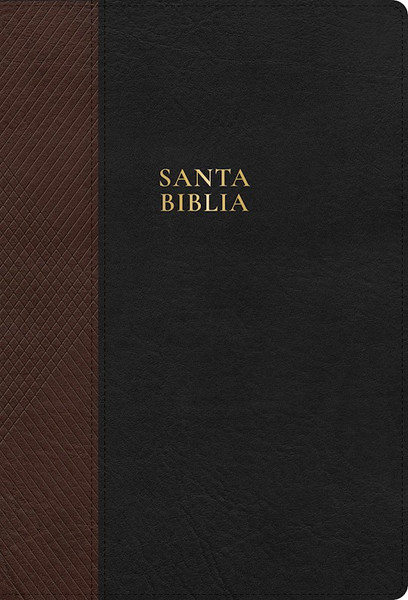 RVR 1960 Biblia Letra S·per Gigante (Super Giant Print Bible)-Black & Brown LeatherTouch by B&H Espa±ol