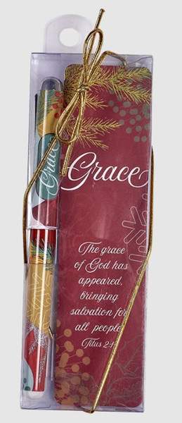 Pen & Bookmark Set-Embracing The Gifts Of God's Grace by Christmas