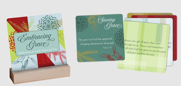 Gift Set-Embracing Grace-16 Christmas Cards And Stand by Christmas