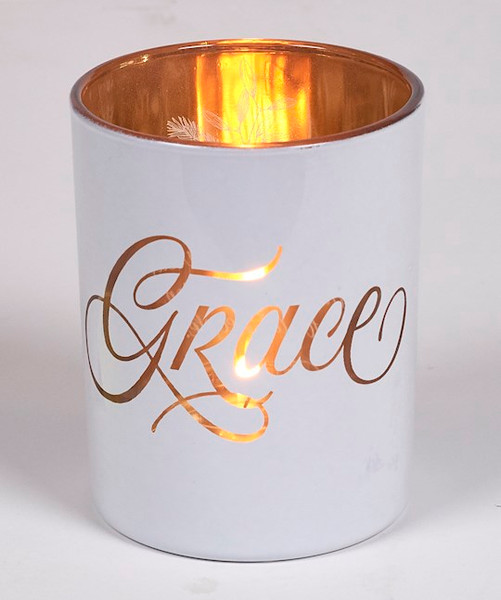 Candle Holder-Grace by Christmas