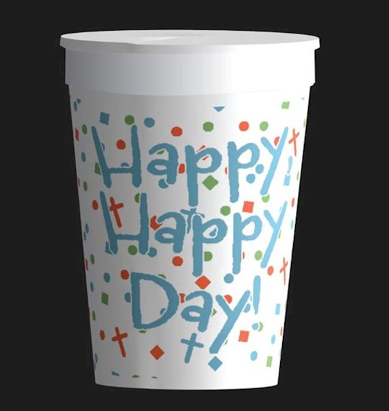 Tumbler-Happy Happy Day! (12 Oz) (Pack Of 25) by Easter