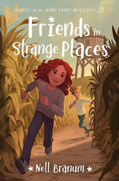Friends In Strange Places (Heroes On The Home Front Mystery #2) by Branum Nell Carter