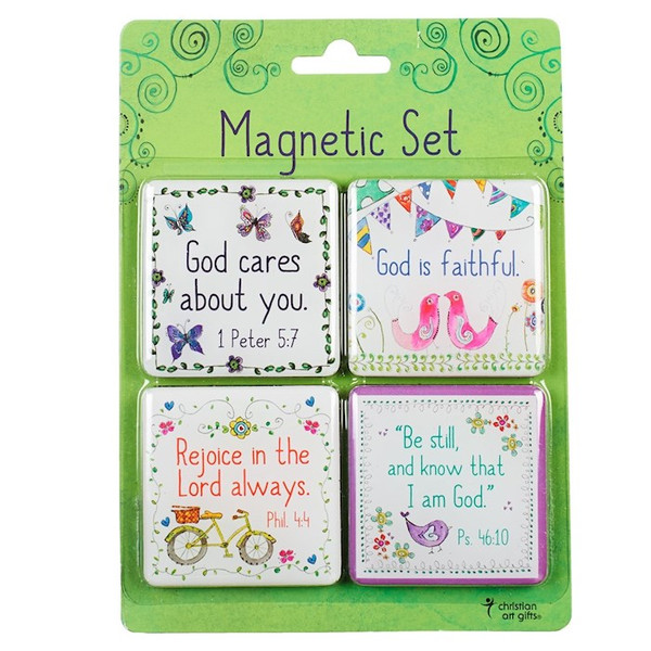 Magnet Set-Everyday Blessings-Set Of 4 (Pack Of 3) by Christian Art Gift