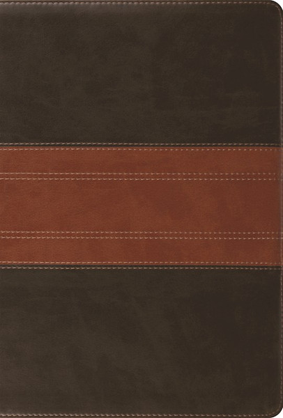 ESV Men's Study Bible-Forest/Tan Trail Design TruTone by Crossway