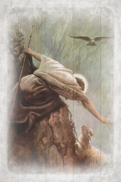 Plaque-Inspirational-The Lost Sheep (6 x 9) by Dexsa