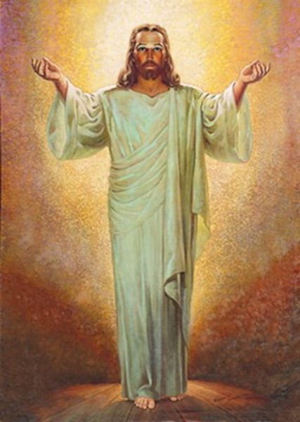 Pocket Card-Smallman Art: His Presence/The Beatitudes (Matthew 5:3-10) (Pack Of 25) by Warner Press