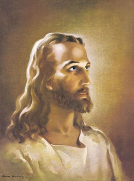 Pocket Card-Smallman Art: Head Of Christ/Blank Back (Pack Of 25) by Warner Press