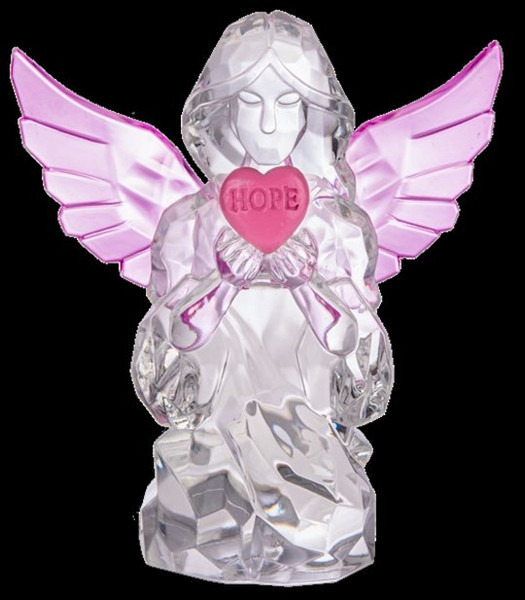 Ornament-Wishing Angel-Hope Angel (3.5") by Crystal Expression