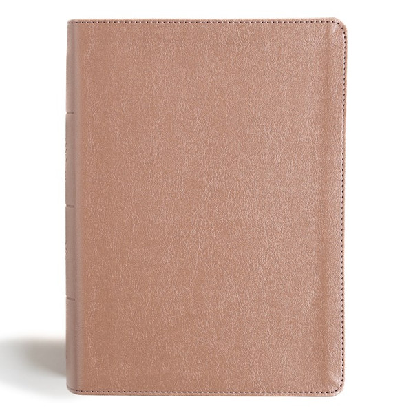 CSB Study Bible Personal Size Edition-Rose Gold LeatherTouch by CSB Bibles By Holm