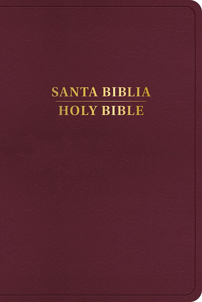 RVR 1960/KJV Biblia Bilingue (Bilingual Bible)-Burgundy Imitation Leather by B&H Espa±ol