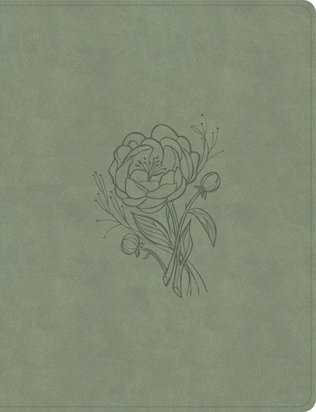 KJV Notetaking Bible Large Print Edition-Sage SuedeSoft LeatherTouch by Holman Bible