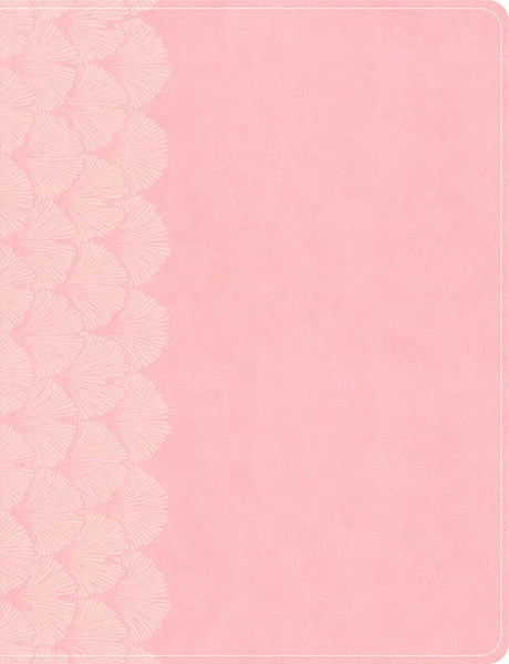 KJV Notetaking Bible Large Print Edition-Soft Pink LeatherTouch by Holman Bible