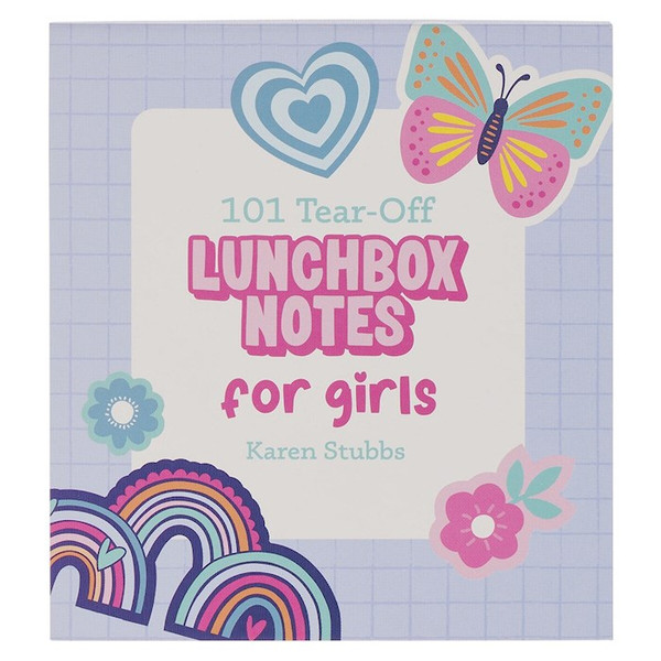 101 Lunchbox Notes For Girls-Purple by Christian Art Gift