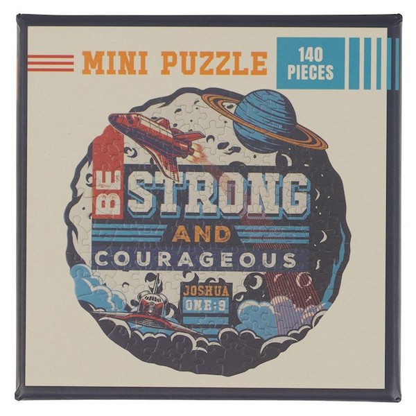 Jigsaw Puzzle-Be Strong and Courageous Josh 1:9 (140 Pieces) by Christian Art Gift