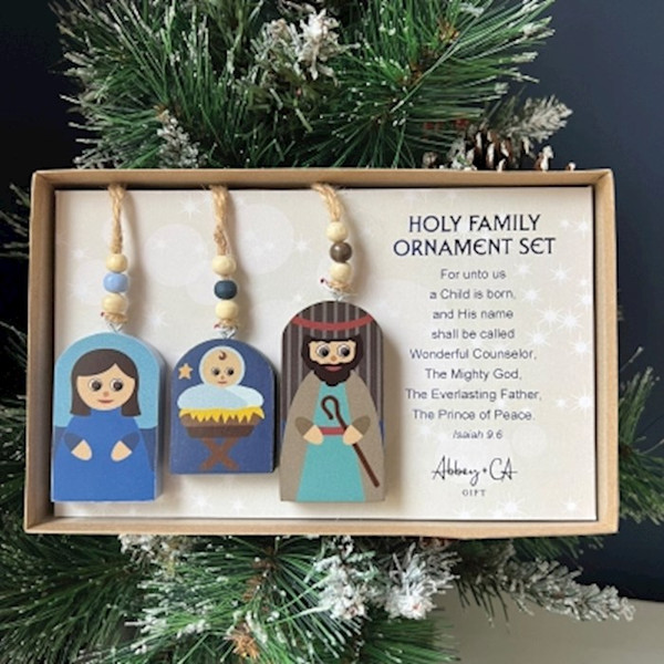 Ornament Set-Holy Family (Set Of 3) by Christmas