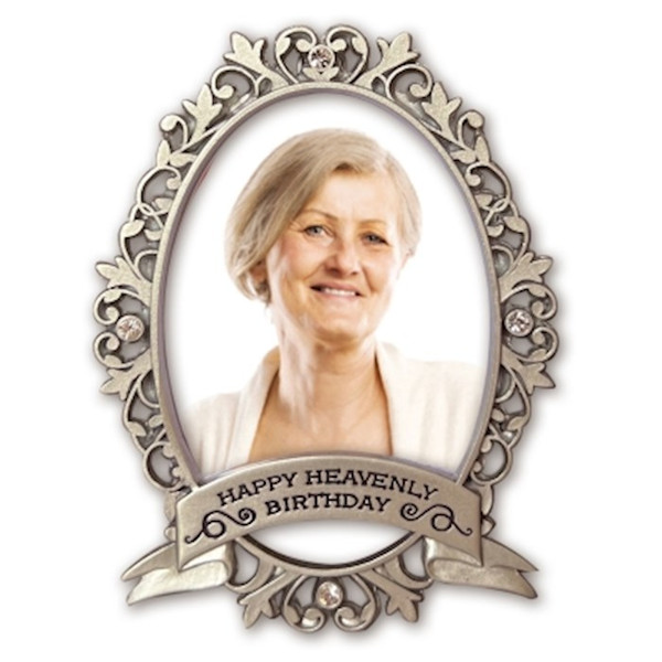 Frame-Memorial/Heavenly Birthday (Holds 2.5" x 3.5" Photo) by CA Gift