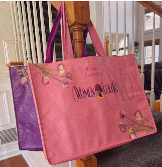 Tote Bag-Another Beautiful Women Of Color-Pink Tyvek by Urban Spirit