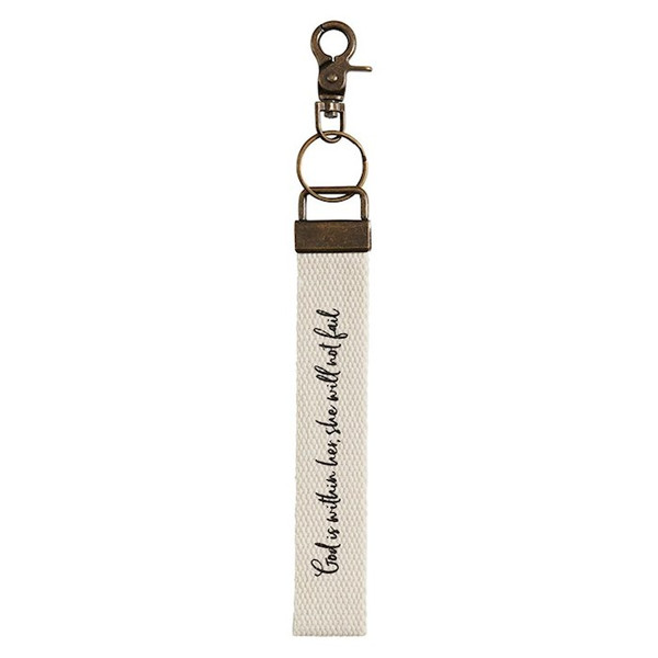 Keychain-God Is Within Her She Will Not Fall (Ps. 46:5) by Mother's Day