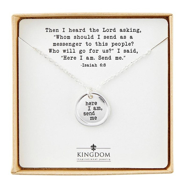 Necklace-Sealed In Faith Pendant-Loved (18" w/ 2" Extender) by Kingdom Jewelry