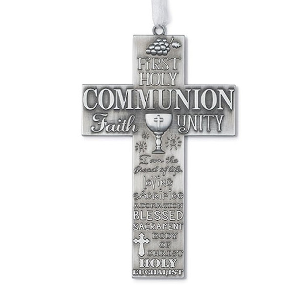 Word Wall Cross-First Communion (7.5") by Communion