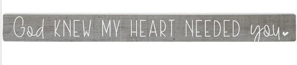 Talking Stick-Heart Needed You (16" x 1.5") by Sincere Surroundin