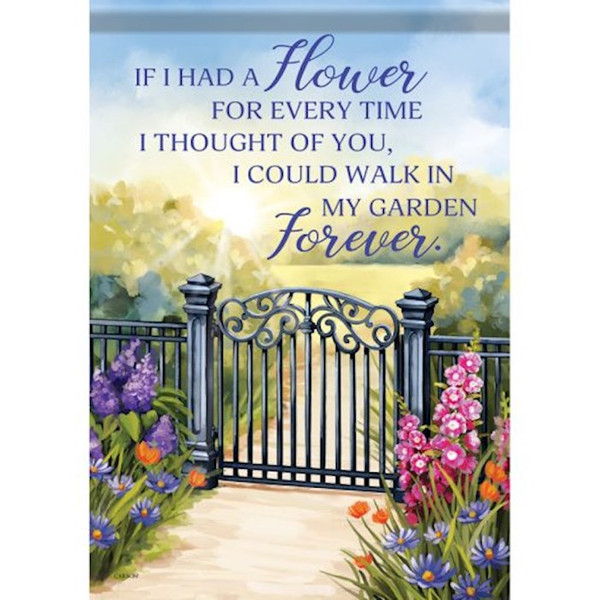 Flag-Garden-Dura Soft-Garden Forever (12.5" x 18") by Carson Home Accent