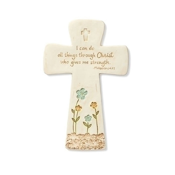 Wall Cross-I Can Do All Things... (8.25") by Roman Inc