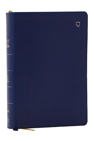 NET Bible Full Notes Edition (Comfort Print)-Blue Leathersoft Indexed by Nelson Bibles