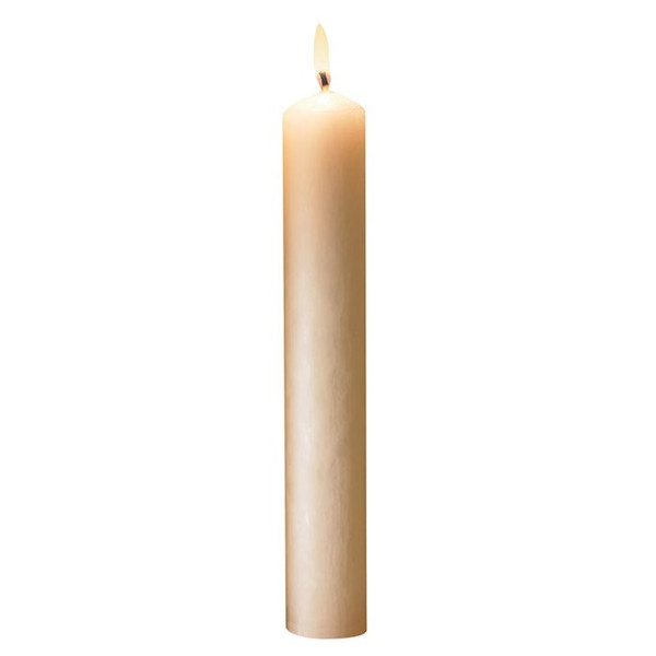 Candle-Altar Candle-51% Beeswax-7/8 X 16 1/2-Sfe (Pack Of 18) by Will & Baumer