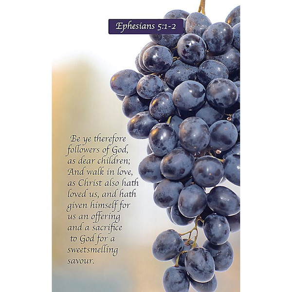 Bulletin-Communion/Be Ye Therefore Followers Of God (Ephesians 5:1-2 KJV) (Pack Of 100) by Broadman & Holman