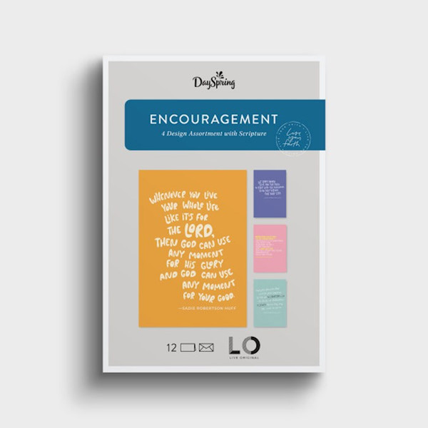 Card-Boxed-Encouragement-Live Assorted (Box Of 12) by Dayspring