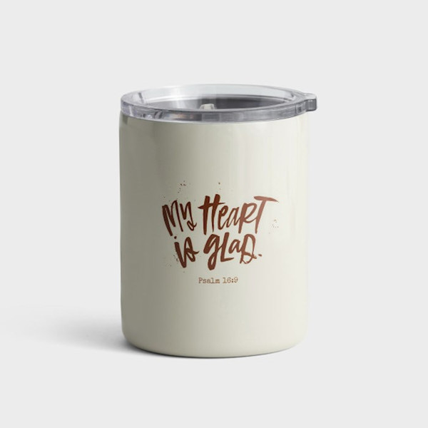 Stainless Steel Tumbler-My Heart Is Glad by Dayspring
