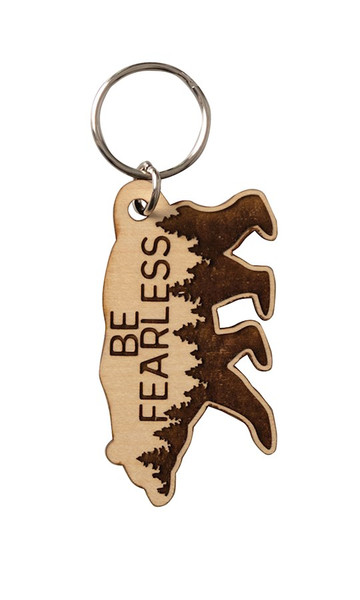 Lasered Keychain-Be Fearless by Dexsa