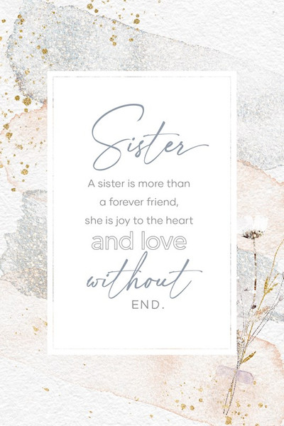 Plaque-Everyday-Sister (6 x 9) by Dexsa