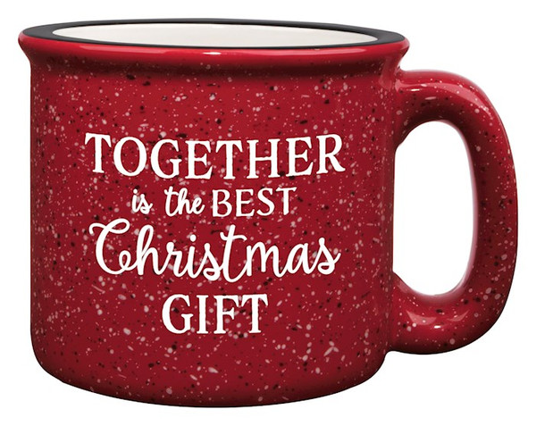 Mug-Designer Campfire-Together Is The Best Christmas Gift (15 Oz) by Dexsa