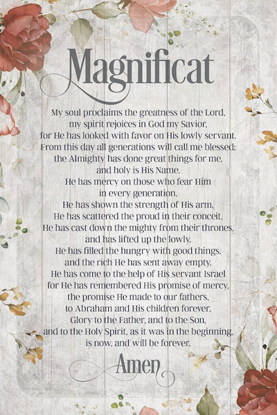 Plaque-Inspirational-Magnificat (6 x 9) by Dexsa