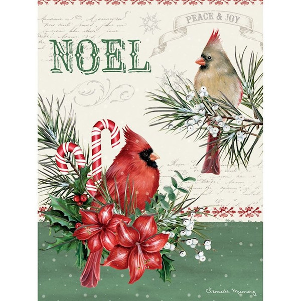 Card-Boxed-Noel Cardinals (Box Of 12) by Christmas