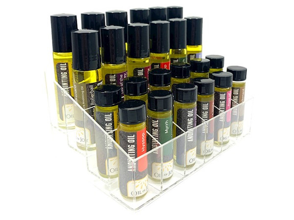 Anointing Oil-Assorted Display-(12)-1/4 OZ & (12)-1/3 Oz (Pack of 24) by Oil Of Joy